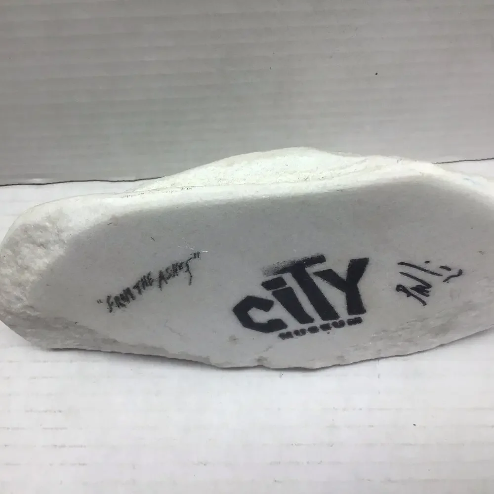 City Museum St Louis Signed White Marble Stone Carving From The Ashes 8